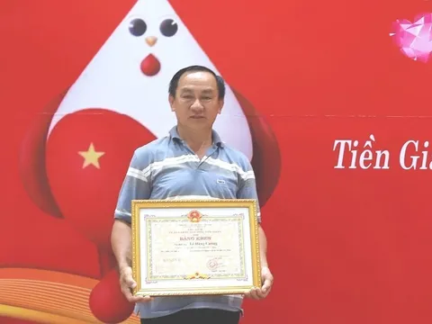 Anh bảo vệ 60 lần hiến máu