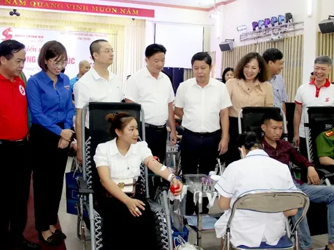 Thành phố Yên Bái tiếp nhận 654 đơn vị máu từ Chương trình Hành trình đỏ