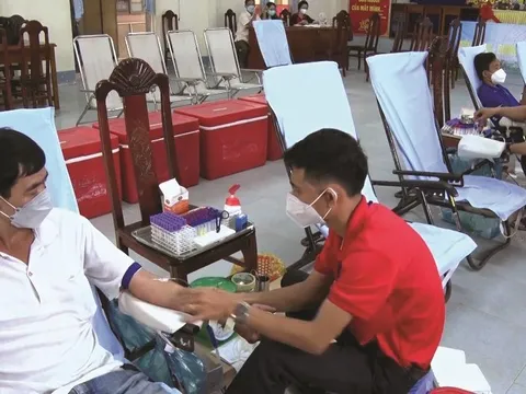An giang: Phong trào hiến máu tình nguyện ở huyện Phú Tân