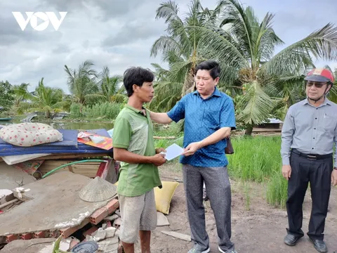 Tỉnh Cà Mau chi hơn 2,4 tỷ đồng hỗ trợ người dân bị thiệt hại nhà do thiên tai