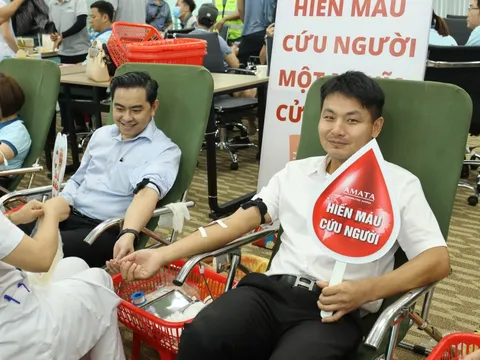 Quảng Nam: Ngày hội hiến máu "Giọt hồng yêu thương" tại Khu công nghiệp Sông Khoai
