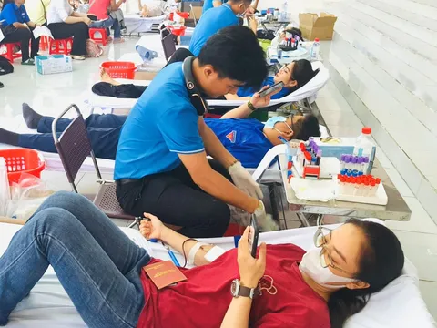 Bình Dương: TP.Thủ Dầu Một vận động hiến máu tình nguyện vượt chỉ tiêu