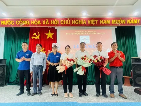 Gia Lai: Ra mắt Câu lạc bộ hiến máu dự bị thị xã Ayun Pa