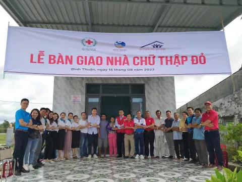 Bình Thuận: Trao nhà Chữ thập đỏ cho ngư dân nghèo tại Tân Thắng