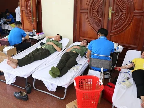 Công an tỉnh Bình Dương tổ chức hiến máu tình nguyện