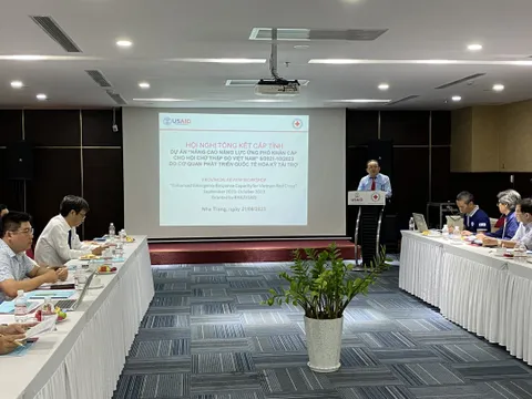 Khánh Hoà: Tiếp tục nâng cao năng lực ứng phó khẩn cấp cho Hội chữ thập đỏ