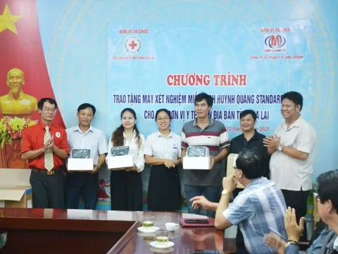 Gia Lai: Bàn giao 18 máy xét nghiệm cho các đơn vị y tế