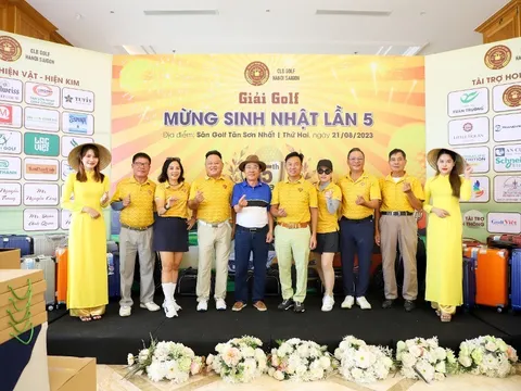 Giải thưởng hấp dẫn CLB Golf Hà Nội - Sài Gòn mừng sinh nhật 5 năm và chào đón Tân chủ tịch mới