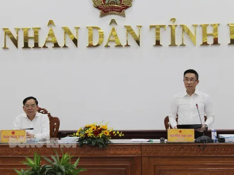 Hội Chữ thập đỏ Việt Nam làm việc về công tác phòng, chống thiên tai tại tỉnh Bến Tre