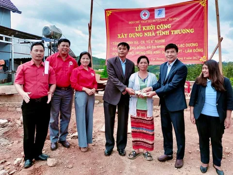 Lâm Đồng: Khởi công xây dựng nhà tình thương Chữ thập đỏ