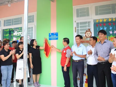 Điểm trường mầm non tỉnh Quảng Ngãi đón niềm vui nhân dịp năm học mới