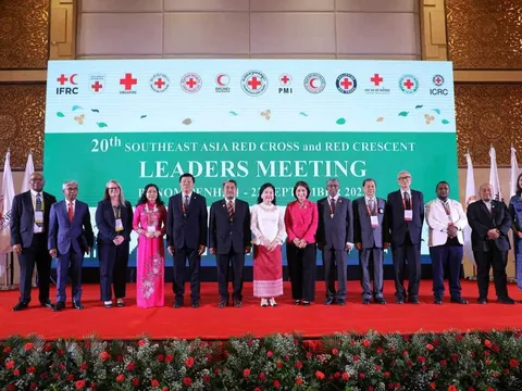 Hội Chữ thập đỏ Việt Nam tham dự Hội nghị lãnh đạo khu vực Đông Nam Á tại Campuchia