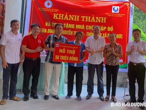 Hải Dương: Khánh thành nhà “Chữ thập đỏ” cho hộ nghèo ở xã Minh Đức