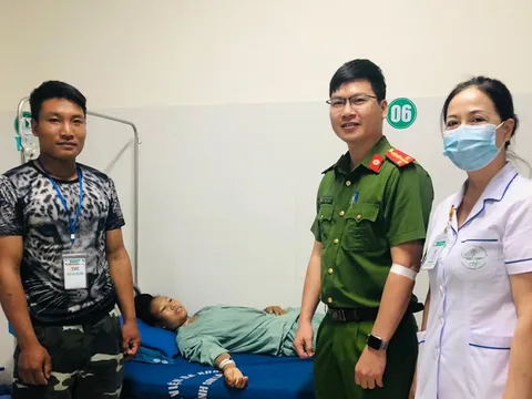 Đại uý Công an Sơn La kịp thời hiến máu cứu người