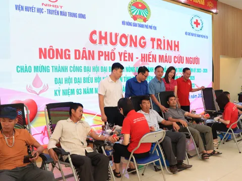 Thu được 208 đơn vị máu từ chương trình “Nông dân Phổ Yên - hiến máu cứu người”