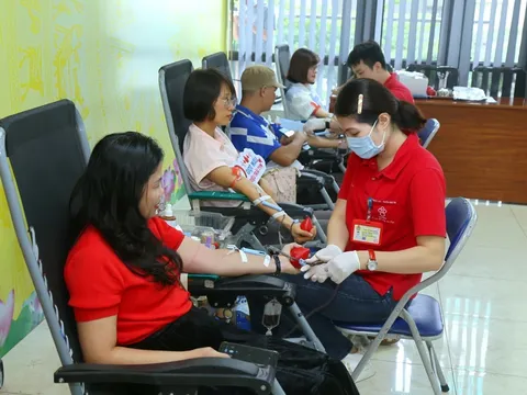Hà Nội: Công đoàn quận Hai Bà Trưng tổ chức Ngày hội hiến máu tình nguyện