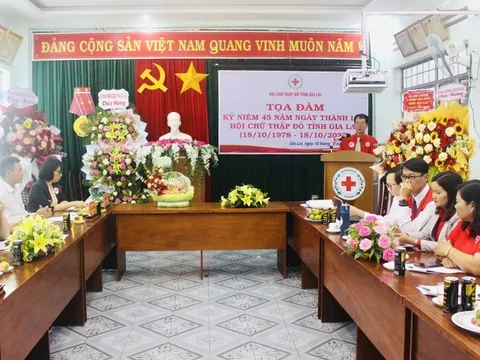 Tọa đàm kỷ niệm 45 năm Ngày thành lập Hội Chữ thập đỏ tỉnh Gia Lai