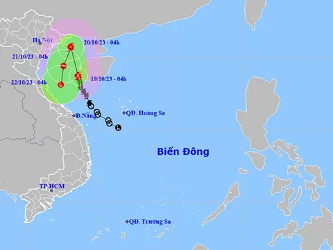 Bão số 5 gây gió giật cấp 10