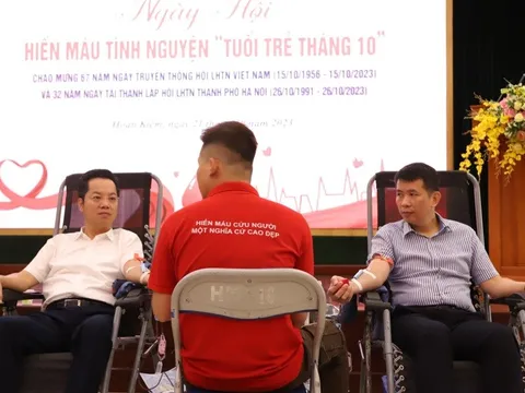Ngày hội hiến máu tình nguyện thanh niên Hoàn Kiếm