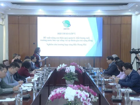 Hội thảo Góp ý hoàn thiện chính sách quản lý môi trường nước lưu vực sông tại Việt Nam và giải pháp đề xuất