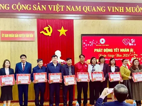 Quảng Ninh: Huyện Vân Đồn phát động phong trào "Tết Nhân ái" - Xuân Giáp Thìn năm 2024