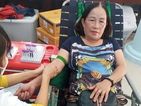 Cựu chiến binh 55 lần hiến máu tình nguyện