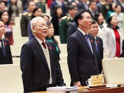 Tổng Bí thư Nguyễn Phú Trọng dự khai mạc Kỳ họp bất thường lần thứ 5, Quốc hội khóa XV