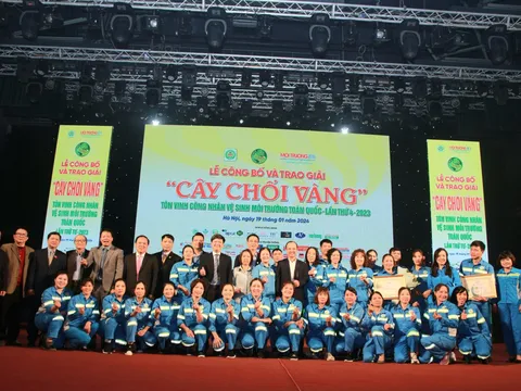 Lễ trao giải Cây chổi vàng- Tôn vinh công nhân vệ sinh môi trường lần thứ 4- 2023