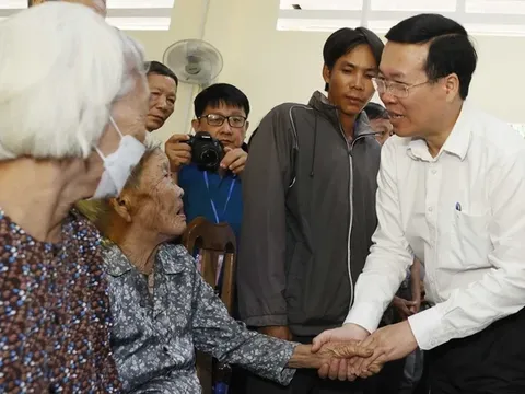 Chủ tịch nước Võ Văn Thưởng chúc Tết gia đình chính sách, hộ nghèo tại Đồng Tháp