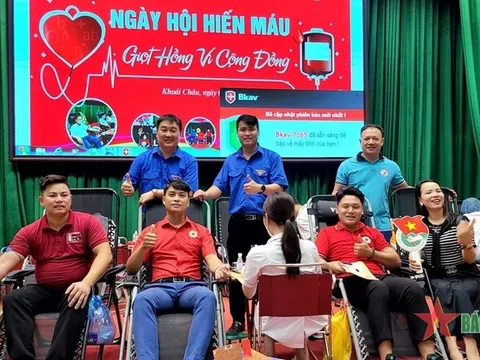 Chàng sĩ quan dự bị đam mê hiến máu, hết mình với công tác đoàn