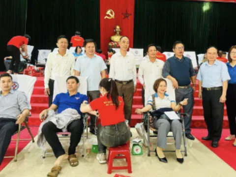 Quảng Ngãi: Hơn 500 tình nguyện viên huyện Sơn Tịnh hiến 498 đơn vị máu