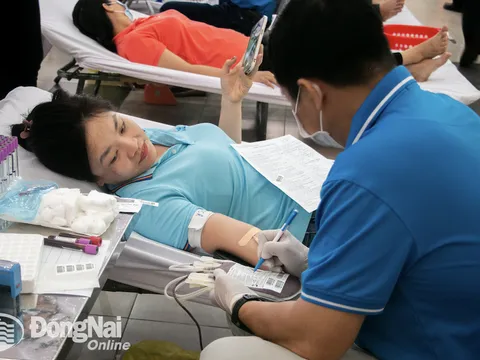 Hơn 300 người tham gia hiến máu tình nguyện