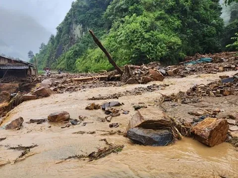 Cảnh báo lũ quét, sạt lở tại các tỉnh Lào Cai, Hà Giang và Cao Bằng