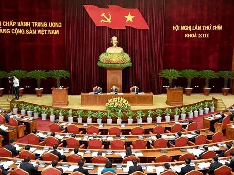 Thông cáo báo chí ngày làm việc thứ nhất của Hội nghị Trung ương 9, khóa XIII