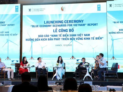 Công bố Báo cáo "Kinh tế biển xanh – Hướng đến kịch bản phát triển bền vững kinh tế biển"