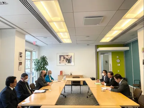 Bộ Tài nguyên và Môi trường làm việc với  Tổ chức Quốc tế về Bảo tồn thiên nhiên Hoa Kỳ