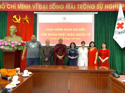 Trung ương Hội Chữ thập đỏ Việt Nam làm việc với Liên đoàn Phật giáo Quốc tế