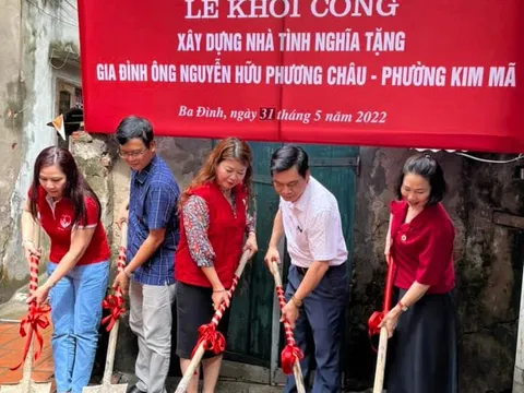 Khởi công xây dựng nhà Chữ thập đỏ