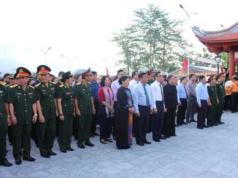 Lễ truy điệu, an táng 10 hài cốt liệt sỹ tại Nghĩa trang Liệt sỹ quốc gia Vị Xuyên