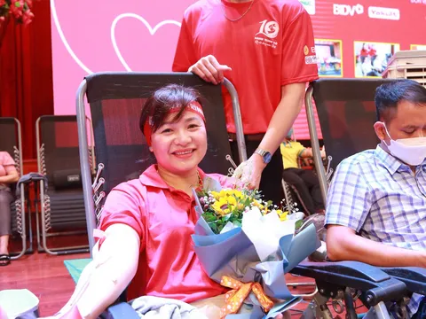 Tiếp nhận 1.500 đơn vị máu trong ngày đầu tiên Hành trình Đỏ tại Bắc Giang
