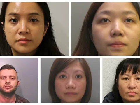 Nhóm người Việt bị kết án ở Anh vì rửa tiền