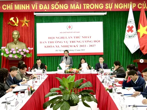 Hội nghị lần thứ nhất Ban Thường vụ Trung ương Hội Chữ thập đỏ Việt Nam khóa XI, nhiệm kỳ 2022-2027