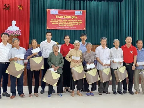 Hội Chữ thập đỏ tỉnh Nam Định tri ân gia đình thương binh, liệt sĩ