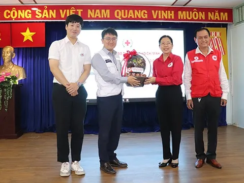 Đoàn đại biểu Hội Chữ thập đỏ Hàn Quốc thăm và làm việc tại Thành phố Hồ Chí Minh