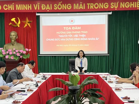 Tọa đàm Hướng dẫn phong trào "Người tốt, việc thiện - Chung sức xây dựng cộng đồng nhân ái"