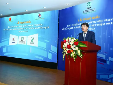 Trao Giải thưởng báo chí tuyên truyền về sử dụng năng lượng tiết kiệm và hiệu quả năm 2022