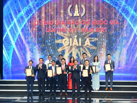115 tác phẩm được vinh danh tại Lễ trao giải Báo chí quốc gia lần thứ XVI