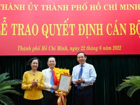 Ông Nguyễn Văn Hiếu làm Phó Bí thư Thành ủy TP.Hồ Chí Minh