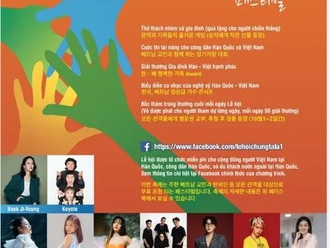 Lễ hội "Chúng ta là một” lần thứ 4: Kết nối Việt Nam – Hàn Quốc