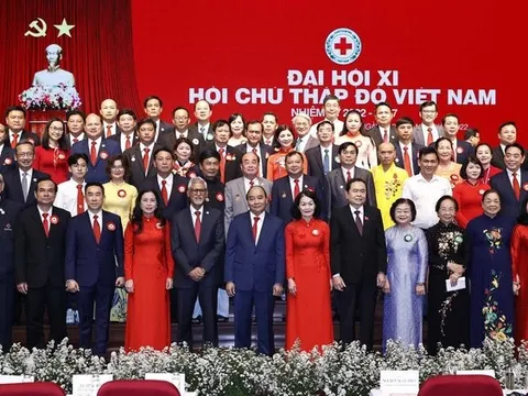 Chủ tịch nước Nguyễn Xuân Phúc dự Đại hội Hội Chữ thập đỏ Việt Nam lần thứ XI